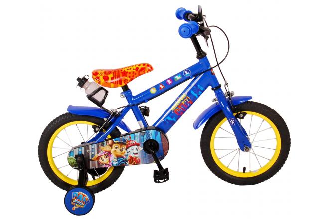 Paw Patrol the Movie Children's Bicycle - Boys - 14 inch - Blue - Two handbrakes