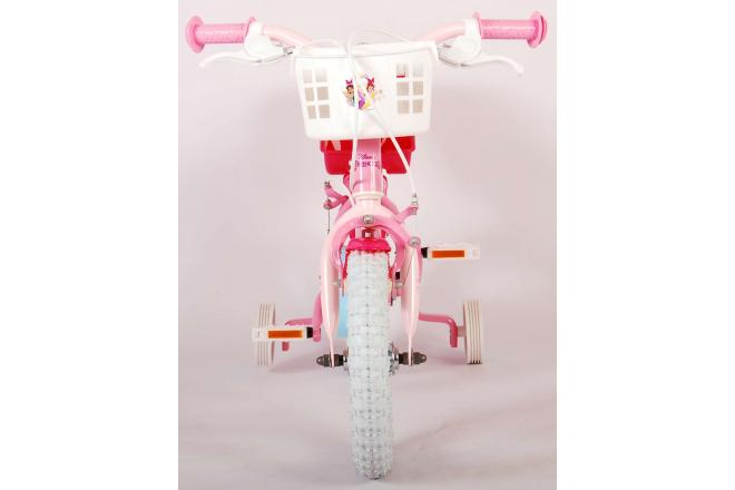 Disney Princess Kids' Bicycle - Girls - 12 inch - Pink - Doll's Seat - Two Hand Brakes