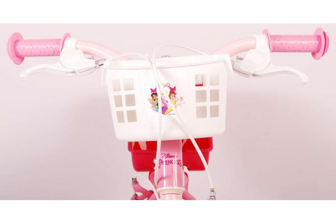 Disney Princess Kids' Bicycle - Girls - 12 inch - Pink - Doll's Seat - Two Hand Brakes