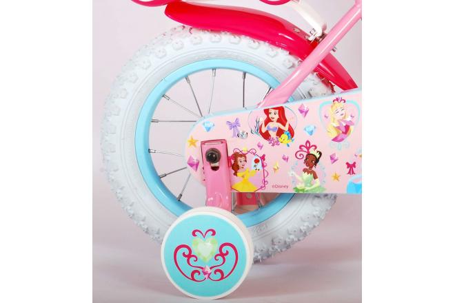 Disney Princess Children's Bicycle - Girls - 12 inch - Pink - Doll's Seat