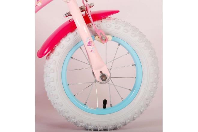 Disney Princess Children's Bicycle - Girls - 12 inch - Pink - Doll's Seat