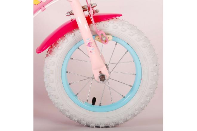 Disney Princess Kids' Bicycle - Girls - 12 inch - Pink - Doll's Seat - Two Hand Brakes