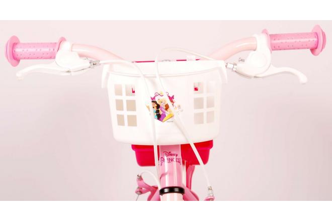 Disney Princess Children's Bike - Girls - 14 inch - Pink - Two Handbrakes