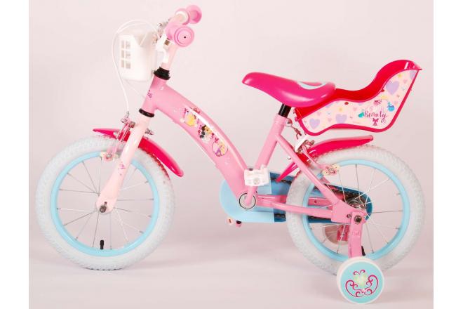 Disney Princess Children's Bike - Girls - 14 inch - Pink - Two Handbrakes