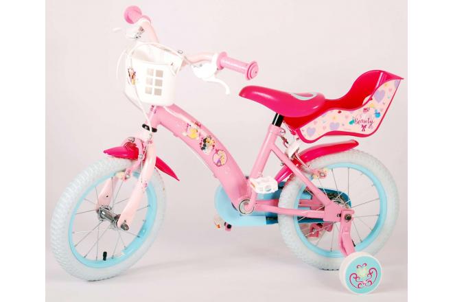 Disney Princess Children's Bike - Girls - 14 inch - Pink - Two Handbrakes