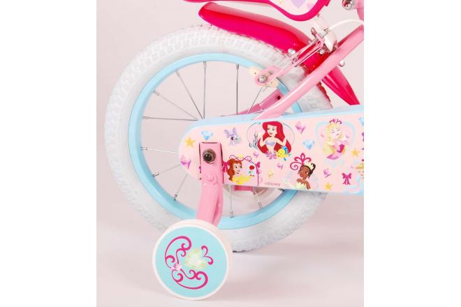 Disney Princess Children's Bike - Girls - 14 inch - Pink - Two Handbrakes