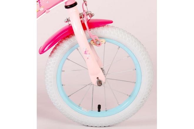 Disney Princess Children's Bike - Girls - 14 inch - Pink - Two Handbrakes