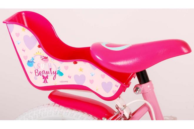 Disney Princess Children's Bike - Girls - 14 inch - Pink - Two Handbrakes