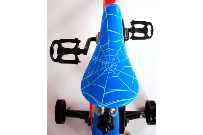 Ultimate Spider-Man Children's bike - Boys - 16 inch - Blue Red - Two Hand Brakes