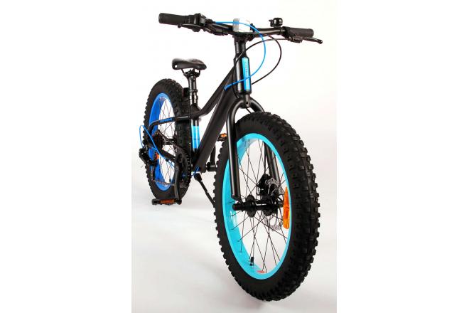 Volare Gradient Children's Bicycle – Boys – 20 inch – Black Blue Aqua – 6 speed – Prime Collection