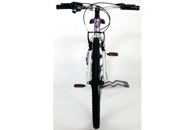 Volare Dynamic Children's Bicycle - Girls - 24 inch - Purple - 2 Handbrakes - 8 Gears - Prime Collection