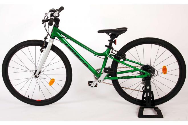 Volare Dynamic Children's Bicycle - Boys - 24 inch - Green - 2 Hand Brakes - 8 Speed - Prime Collection