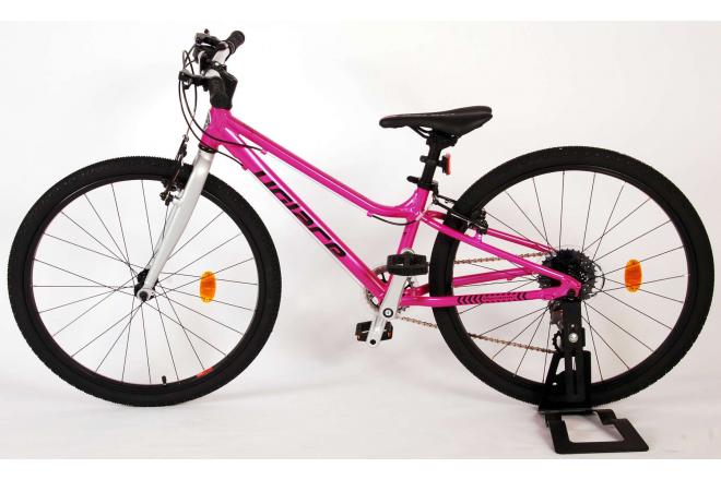 Volare Dynamic children's bike - Girls - 24 inch - Pink - 2 Hand brakes - 8 speed - Prime Collection