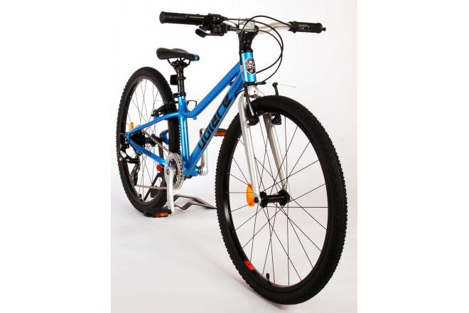 Volare Dynamic Children's Bicycle - Boys - 24 inch - Blue - 2 Hand Brakes - 8 Speed - Prime Collection