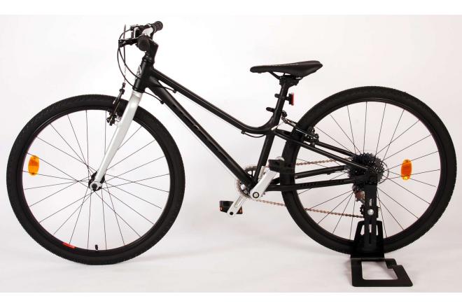 Volare Dynamic Children's Bicycle - Boys - 24 inch - Matt Black - 2 Hand Brakes - 8 Speed - Prime Collection