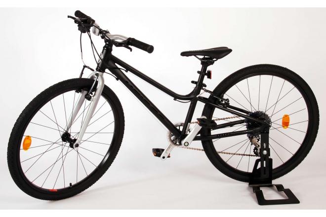 Volare Dynamic Children's Bicycle - Boys - 24 inch - Matt Black - 2 Hand Brakes - 8 Speed - Prime Collection