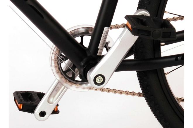 Volare Dynamic Children's Bicycle - Boys - 24 inch - Matt Black - 2 Hand Brakes - 8 Speed - Prime Collection
