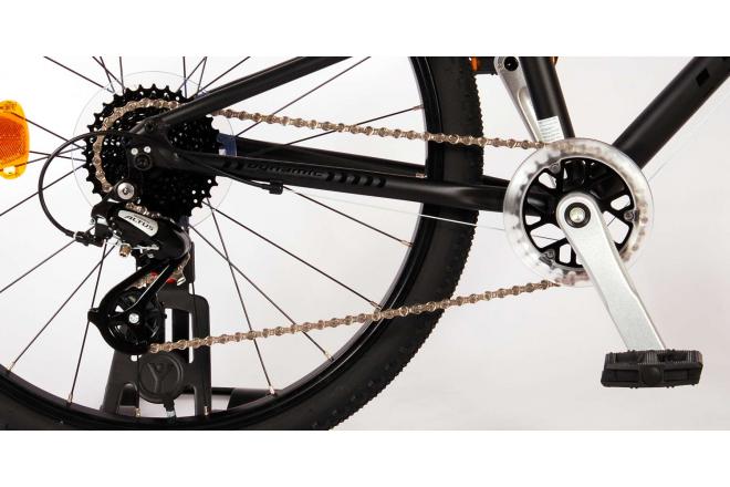 Volare Dynamic Children's Bicycle - Boys - 24 inch - Matt Black - 2 Hand Brakes - 8 Speed - Prime Collection