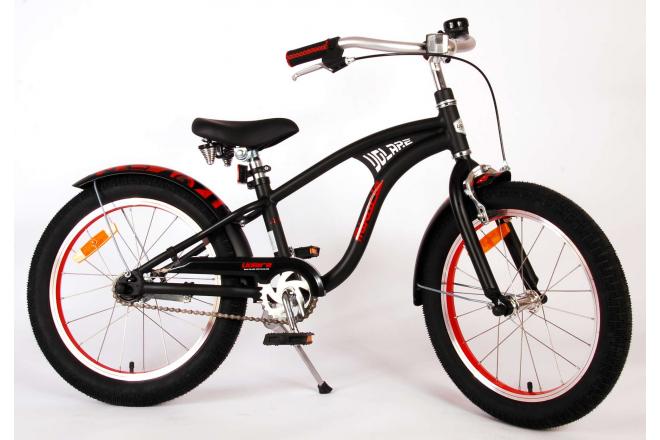 Volare Miracle Cruiser Children's Bicycle - Boys - 18 inch - Matt Black - Prime Collection