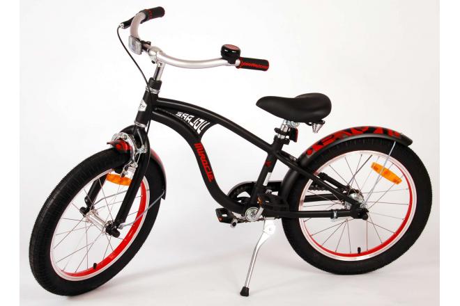 Volare Miracle Cruiser Children's Bicycle - Boys - 18 inch - Matt Black - Prime Collection