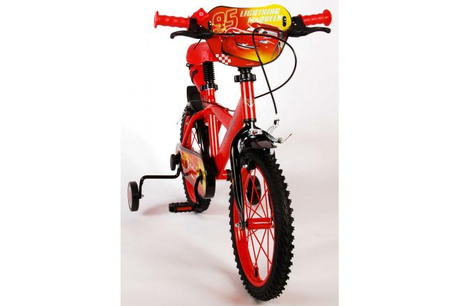 Disney Cars Children's Bicycle - Boys - 16 inch - Red - Two handbrakes