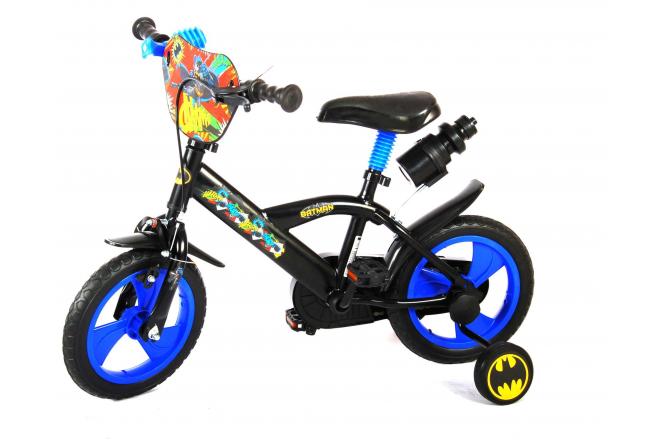 Batman Children's Bicycle - Boys - 12 inch - Black - Reverse pedal system