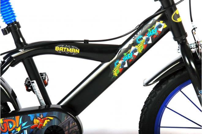Batman Children's Bicycle - Boys - 16 inch - Black - Two Handbrakes