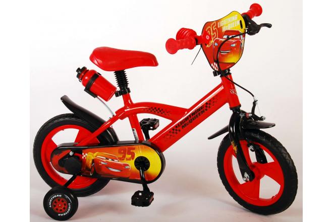 Disney Cars Children's Bicycle - Boys - 12 inch - Red - Reverse pedal system