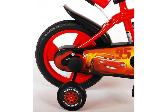 Disney Cars Children's Bicycle - Boys - 12 inch - Red - Reverse pedal system