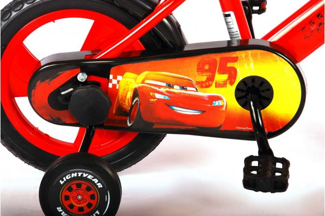 Disney Cars Children's Bicycle - Boys - 12 inch - Red - Reverse pedal system