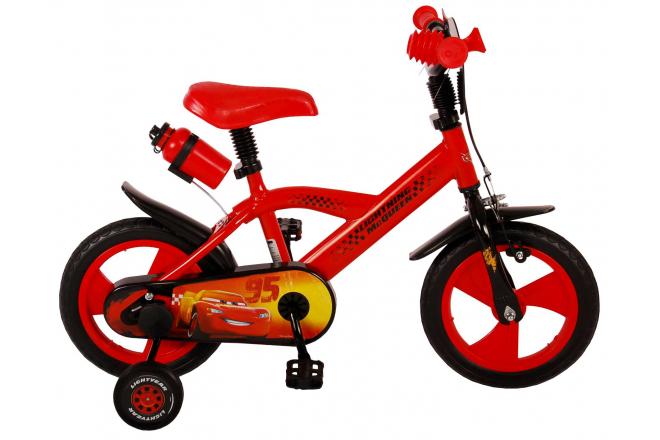 Disney Cars Children's Bicycle - Boys - 12 inch - Red - Reverse pedal system