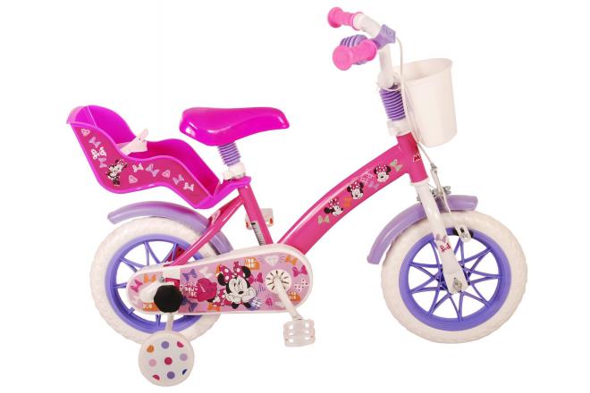 Disney Minnie Children's Bicycle - Girls - 12 inch - Pink - Reverse pedal system