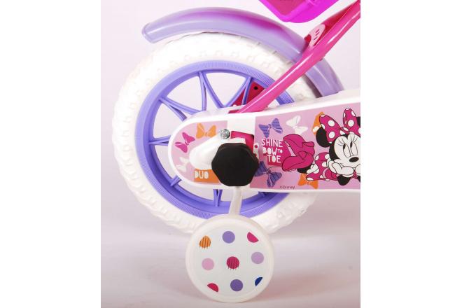 Disney Minnie Children's Bicycle - Girls - 12 inch - Pink - Reverse pedal system