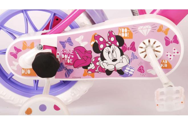 Disney Minnie Children's Bicycle - Girls - 12 inch - Pink - Reverse pedal system