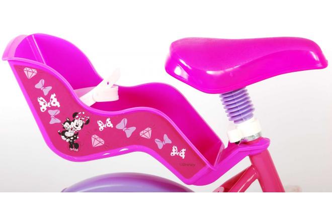 Disney Minnie Children's Bicycle - Girls - 12 inch - Pink - Reverse pedal system