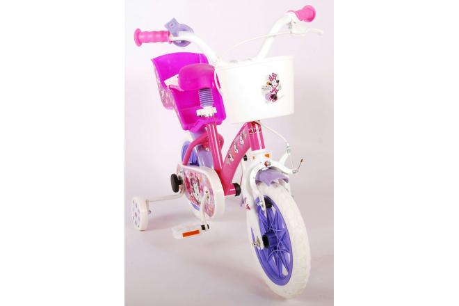 Disney Minnie Children's Bicycle - Girls - 12 inch - Pink - Reverse pedal system