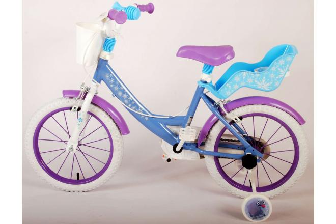 Disney Frozen 2 Children's bicycle - Girls - 16 inch - Blue - Two Handbrakes
