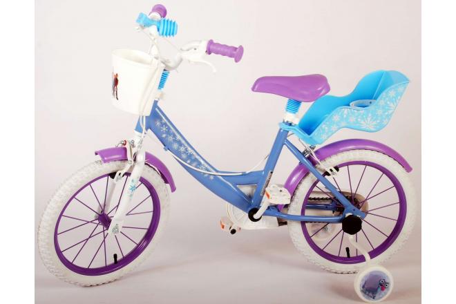 Disney Frozen 2 Children's bicycle - Girls - 16 inch - Blue - Two Handbrakes