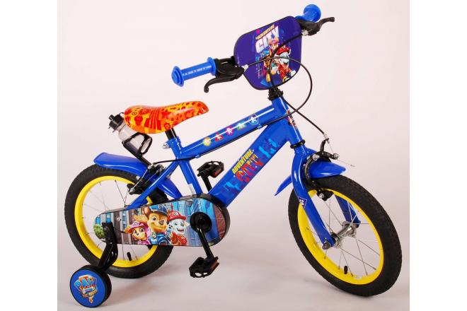 Paw Patrol the Movie Children's Bicycle - Boys - 14 inch - Blue - Two handbrakes