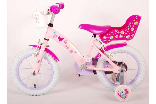 Paw Patrol Kids bike - Girls - 14 inch - Pink - Two handbrakes