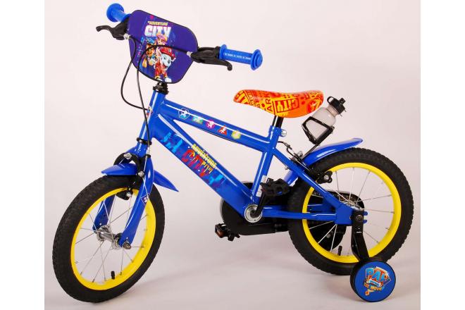 Paw Patrol the Movie Children's Bicycle - Boys - 14 inch - Blue - Two handbrakes