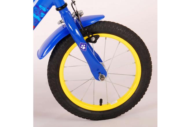 Paw Patrol the Movie Children's Bicycle - Boys - 14 inch - Blue - Two handbrakes