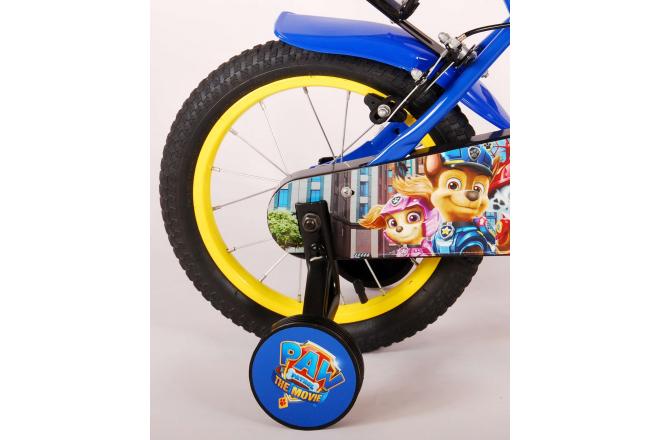 Paw Patrol the Movie Children's Bicycle - Boys - 14 inch - Blue - Two handbrakes