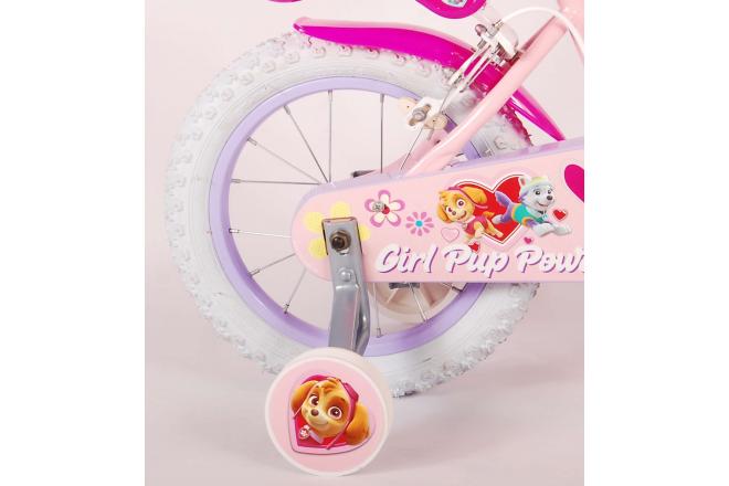 Paw Patrol Kids bike - Girls - 14 inch - Pink - Two handbrakes