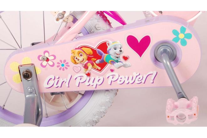 Paw Patrol Kids bike - Girls - 14 inch - Pink - Two handbrakes