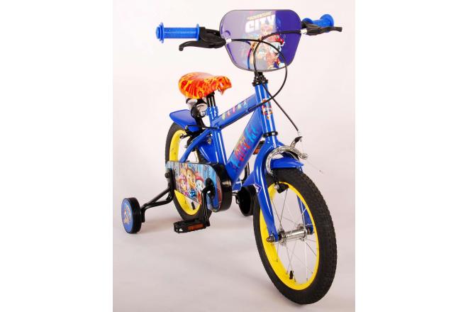 Paw Patrol the Movie Children's Bicycle - Boys - 14 inch - Blue - Two handbrakes