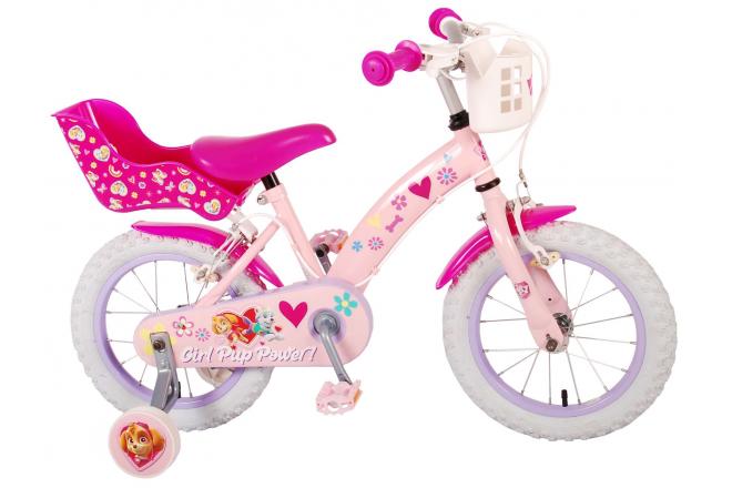 Paw Patrol Kids bike - Girls - 14 inch - Pink - Two handbrakes