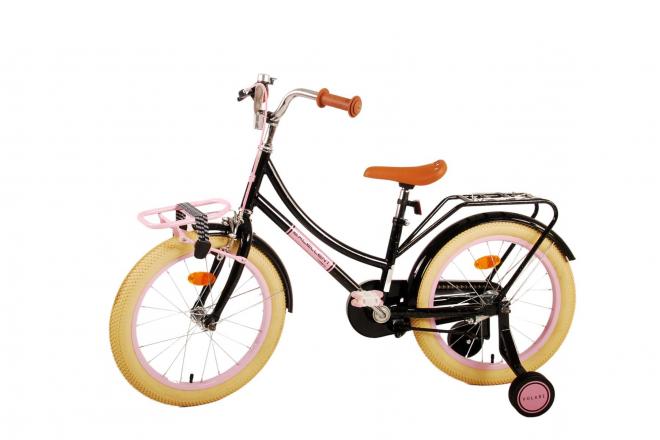 Volare Excellent Children's bike - Girls -18 inch - Black - 95% assembled