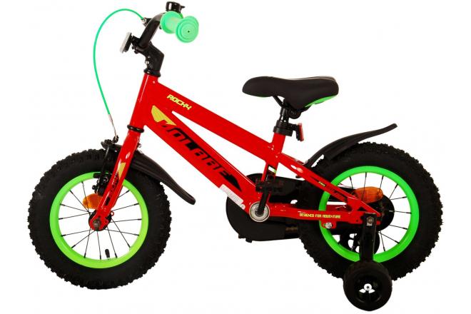 Volare Rocky Children's Bicycle - Boys - 12 inch - Red