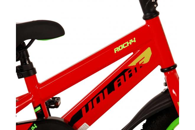 Volare Rocky Children's Bicycle - Boys - 12 inch - Red